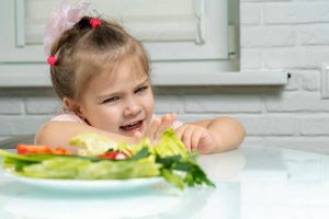 the child refuses vegetables