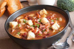 Chunky chilli meal soup