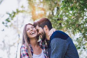 Happy and in love