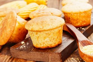 Muffins with corn  flour