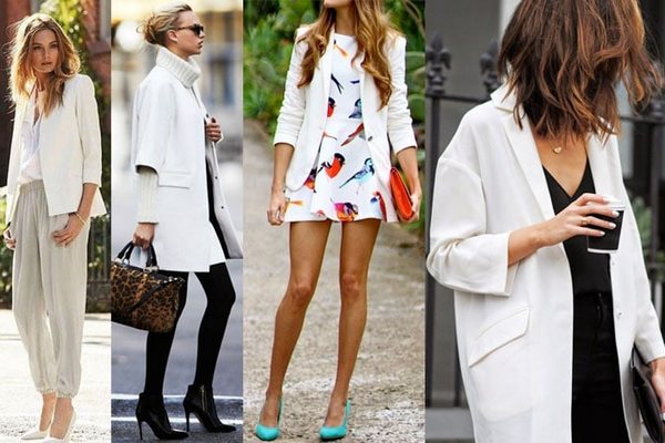 Главный тренд осени: с чем носить белый жакет, чтобы выглядеть стильно и дорого