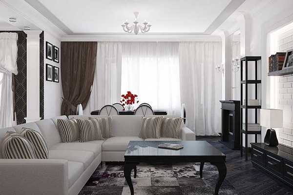 Картины и кривая мебель: дизайнеры назвали 7 трендов в интерьере гостиных