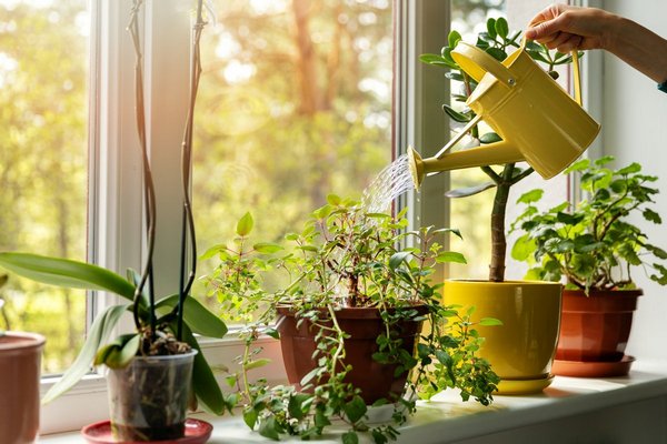 Можно ли поливать комнатные растения водой из крана – нужно ее отстаивать или кипятить.