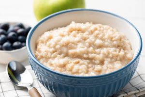 Healthy,Breakfast,Oatmeal,Porridge,In,Bowl.,Warm,Porridge,Oats,,Vegan