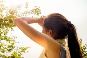 Back,View,Asian,Woman,Doing,Sport,Jogging,Feeling,Sun,And