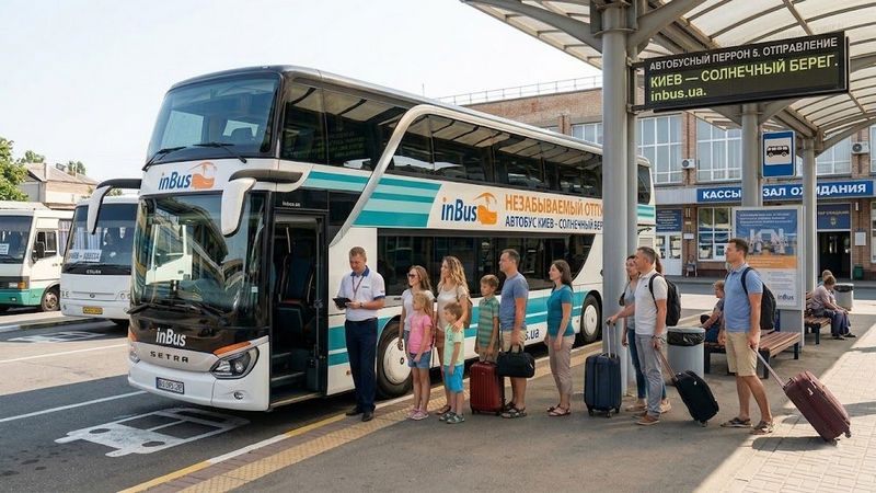 Незабываемый отпуск: автобус Киев Солнечный Берег с inBus