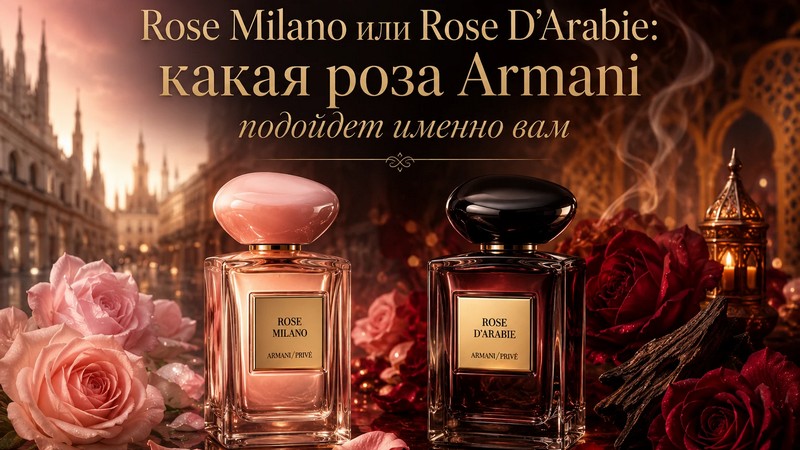Rose Milano или Rose D’Arabie: какая роза Armani подойдет именно вам